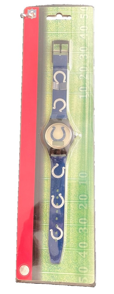 Vtg Y2K NFL Game Time Indianapolis Colts Fans Watch Swatch NIB