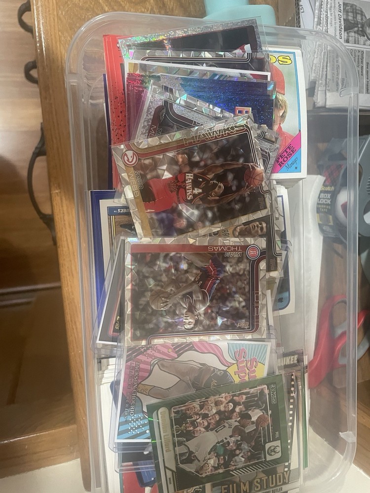 New And Old Sports Card Lot – 1300-1500 Cards – Excellent To Near Mint
