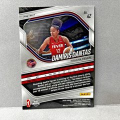 2025 Panini Prizm WNBA White Seismic Prizms #42 Damiris Dantas Indiana Fever