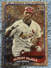 2024 Topps Albert Pujols Crackle Foil #89B-7 St Louis Cardinals