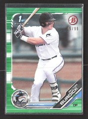 2019 Bowman Draft Peyton Burdick #BD-74 Green 1st Bowman 05/99