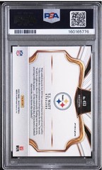 Panini 2025 Select T.J. Watt #453 Zebra Prizm PSA 10 Pittsburgh Steelers