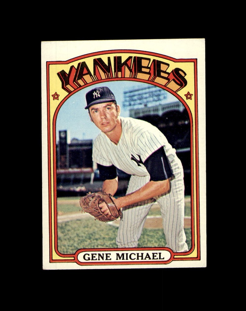1972 Topps #713 Gene Michael New York Yankees (surface flaws) *3292