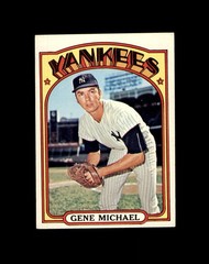 1972 Topps #713 Gene Michael New York Yankees (surface flaws) *3292