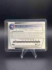 2025 Bowman Draft #BDC-97 Jake Cook Chrome Yellow Reptilian Refractor #/75