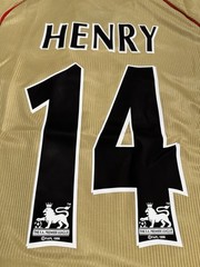 Thierry Henry Arsenal Sega 2001/2002 Away Jersey Retro New Size M