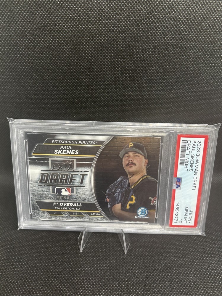 2023 Bowman Draft – Bowman Draft Night Paul Skenes #BDN-7 (RC)
