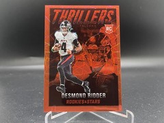 Desmond Ridder 2022 Rookies & Stars Thrillers Longevity TH-20 #/80 Falcons
