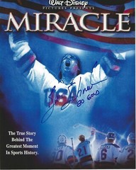BUZZ SCHNEIDER Signed 8.5 x 11 Photo Signed REPRINT Hockey USA Olympics
