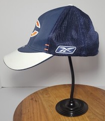 Reebok NFL Mens Chicago Bears Navy Blue Orange and White Cap One Size Fits All