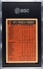 2001 Topps Archives #449 World Series GM 4 Roberto Clemente SGC 10 Gem Mint