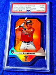 2021 Ben’s Diamond Die-Cuts Orange Refractor /25 Ryan Mountcastle Rookie #BD15