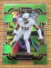 2023 Panini Select – Concourse Paris Johnson Jr. #3 Neon Green Prizm Die-Cut…