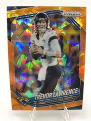 2025 Panini Prizm Trevor Lawrence Orange Cracked Ice #238 Jacksonville Jaguars