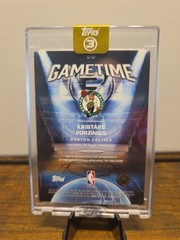 2025-26 Topps Three Game Time Graphs Kristaps Porzingis Auto /15
