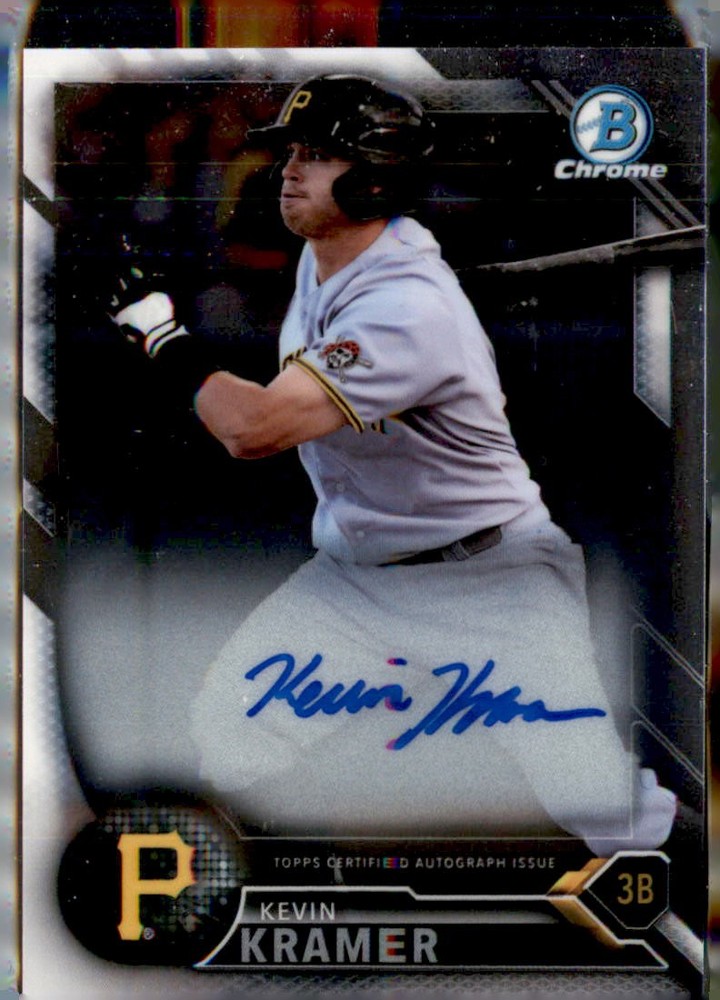 2016 Bowman #CPA-KK Kevin Kramer Chrome Prospect Autographs