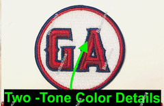 Garret Anderson GA Memorial Patch Los Angeles Angels Mike Trout Jersey Patch