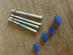 1977 Dodgers Yankees World Series Pen Vintage Lot of 3 + One Dodgers Dry Ink Bad