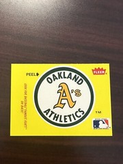 Vintage 80s Oakland A&rsquo;s Athletics Sticker baseball card