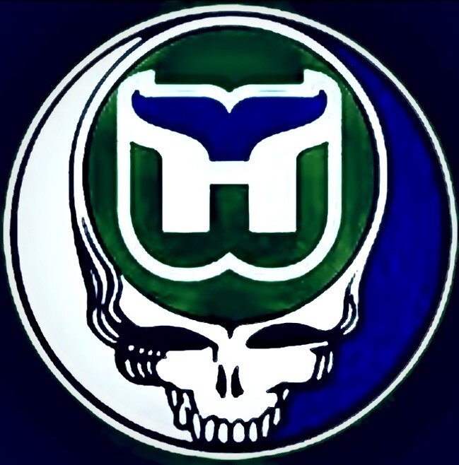 (3) Hartford Whalers Grateful Dead Stealie Skull Vinyl Stickers 3×3 Decals