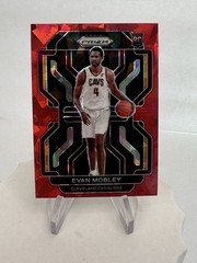 2021/22 Panini Prizm Evan Mobley #325 Red Ice Rookie Cavs Cleveland Basketball