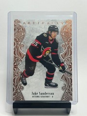 2025-26 Upper Deck Artifacts Copper Jake Sanderson /75 #3 Ottawa Senators