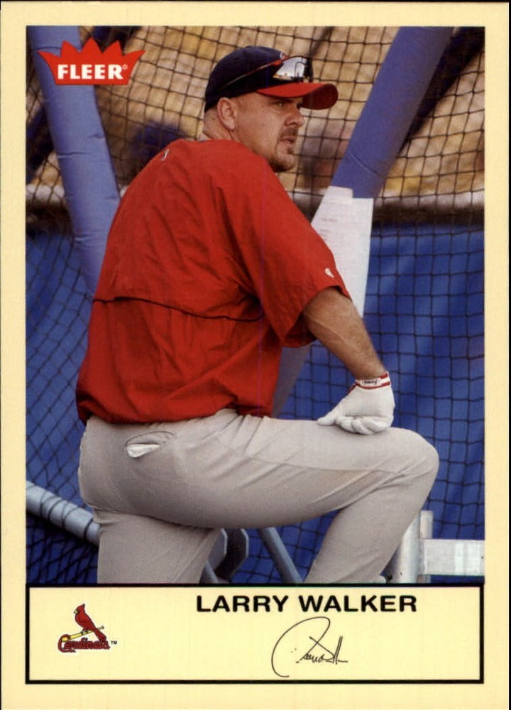 2005 Fleer Tradition #293 Larry Walker – BB