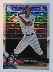 2018 Bowman Draft Chrome BRENNEN DAVIS 1st REFRACTOR #BDC-47 Cubs Mariners RC