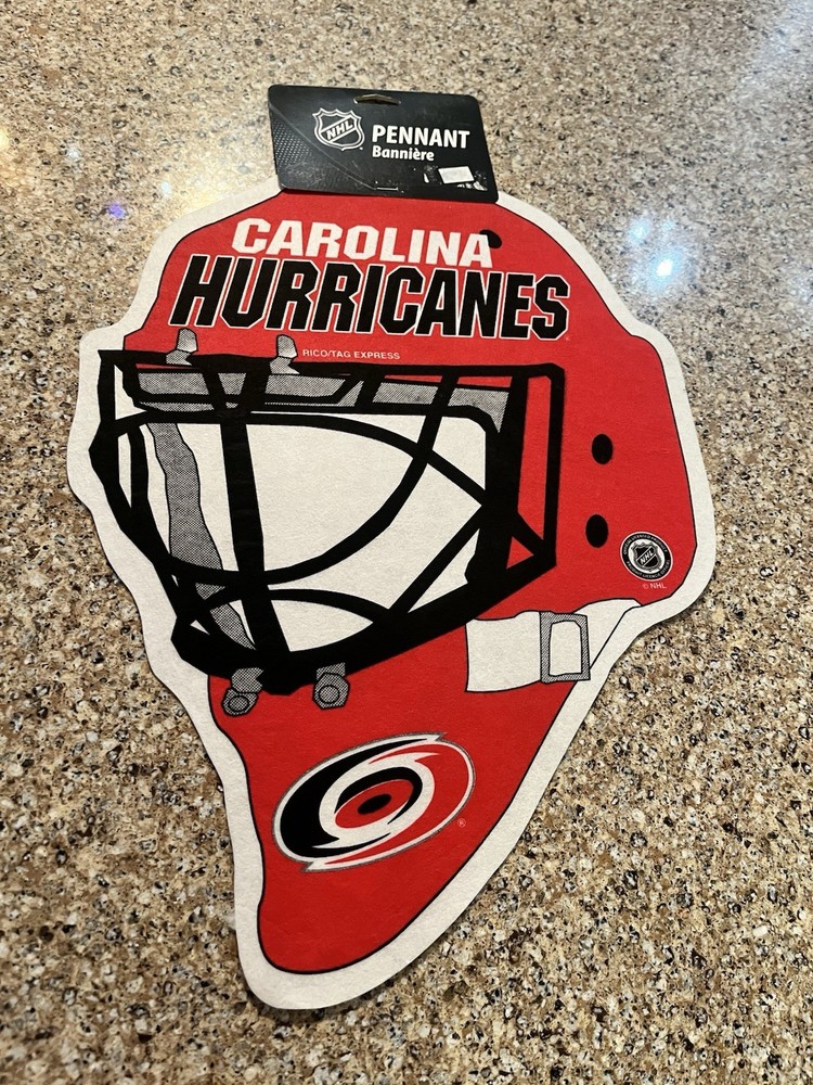 Carolina Hurricanes NHL Hockey Mask Pennant 13” X 18”