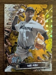 2026 Topps Chrome x Cactus Jack Eury Perez Gold Refractor #/50 Marlins