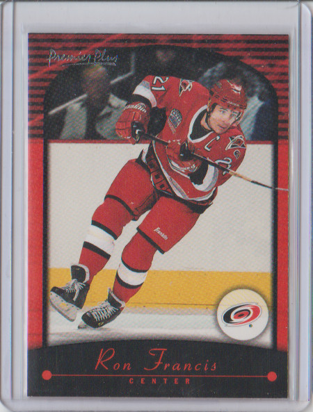 2000-01 Topps Premier Plus #49 Ron Francis Carolina Hurricanes