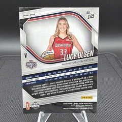 2025 Panini Prizm WNBA – Rookie Variation Lucy Olsen #145 Green Prizm (RC)