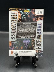 2025 Prizm WNBA Kate Martin Fireworks Orange Pulsar Prizm /75. 1st On Print!