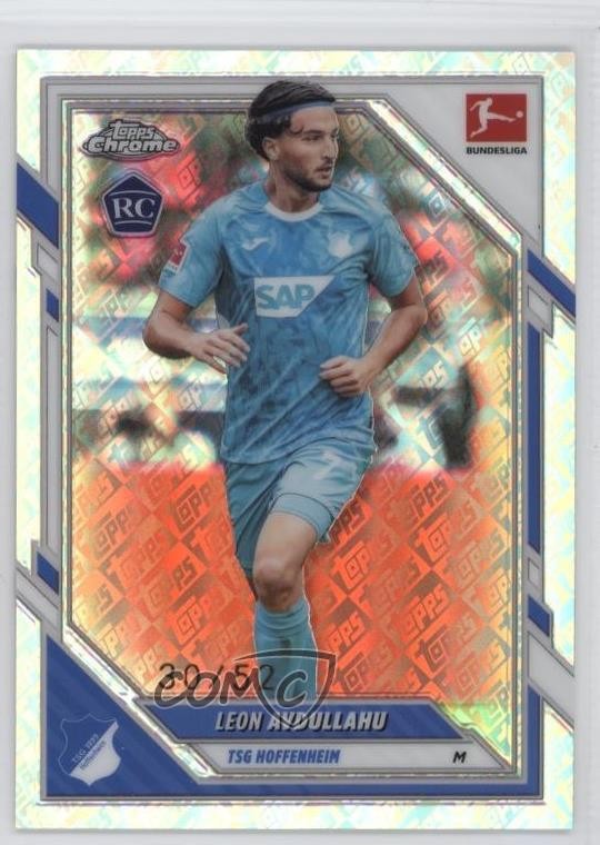 2025 Topps Chrome Bundesliga Toppsfractor /52 Leon Avdullahu #45 Rookie RC 0w93