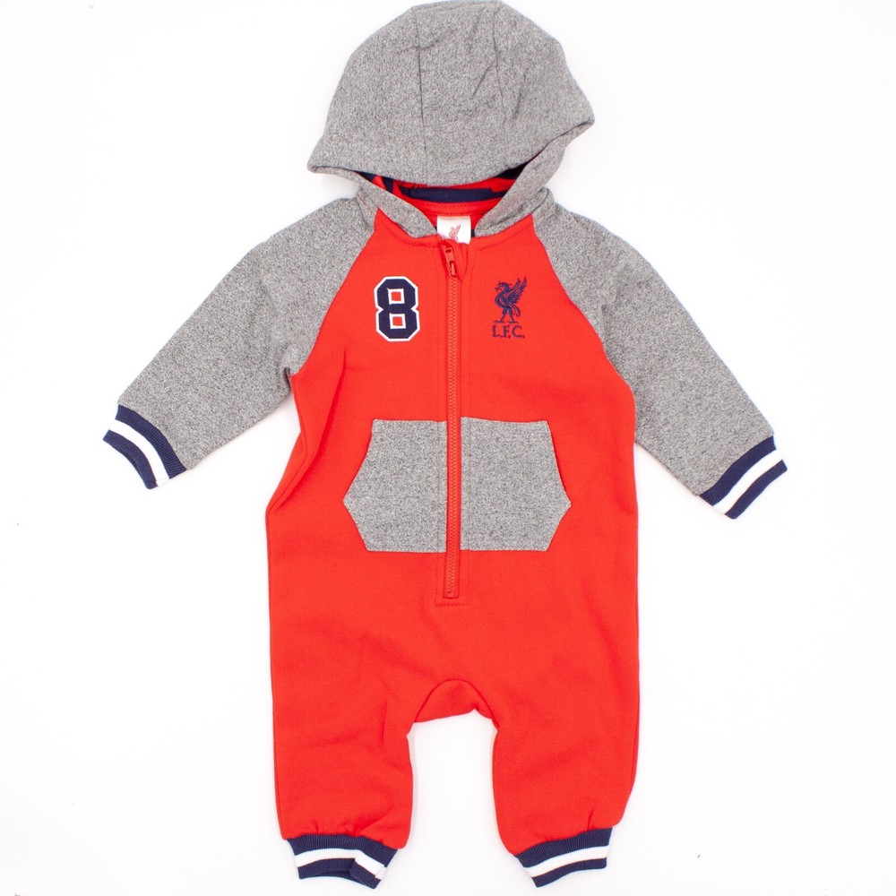 Liverpool FC Official Infant Hoodie One Piece Baby LFC Gift Christmas Birthday