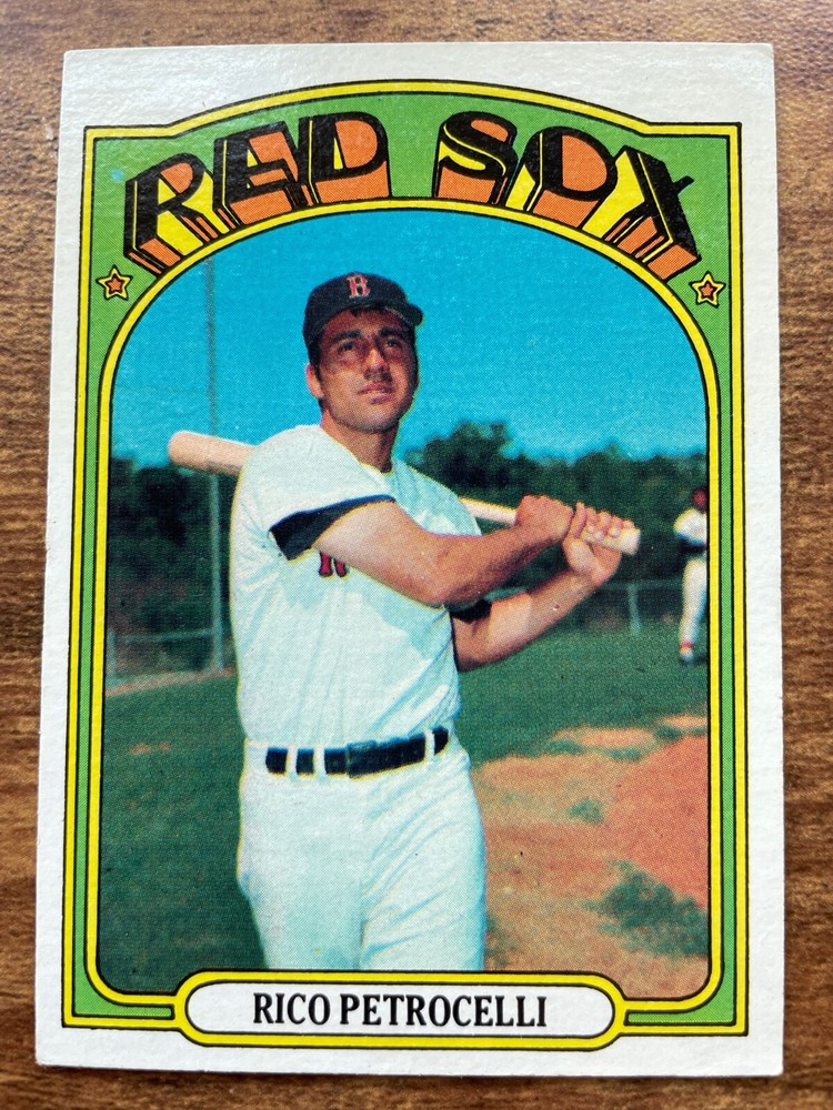 1972 Topps Baseball Card #30 Rico Petrocelli Boston Red Sox EX