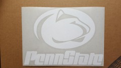 Penn State Nittany Lions 8&Prime;, 10&Prime;, 12&Prime; White / Navy Blue Vinyl Decal Car Window