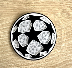 UEFA Champions League Starball + Foundation Patch Badge Set UCL