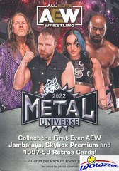 2022 Upper Deck AEW Metal Universe Wrestling EXCLUSIVE Factory Sealed Blaster Bx