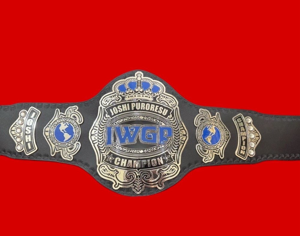 IWGP JOSHI PURORESU Wrestling Champion Replica Title Belt 4mm