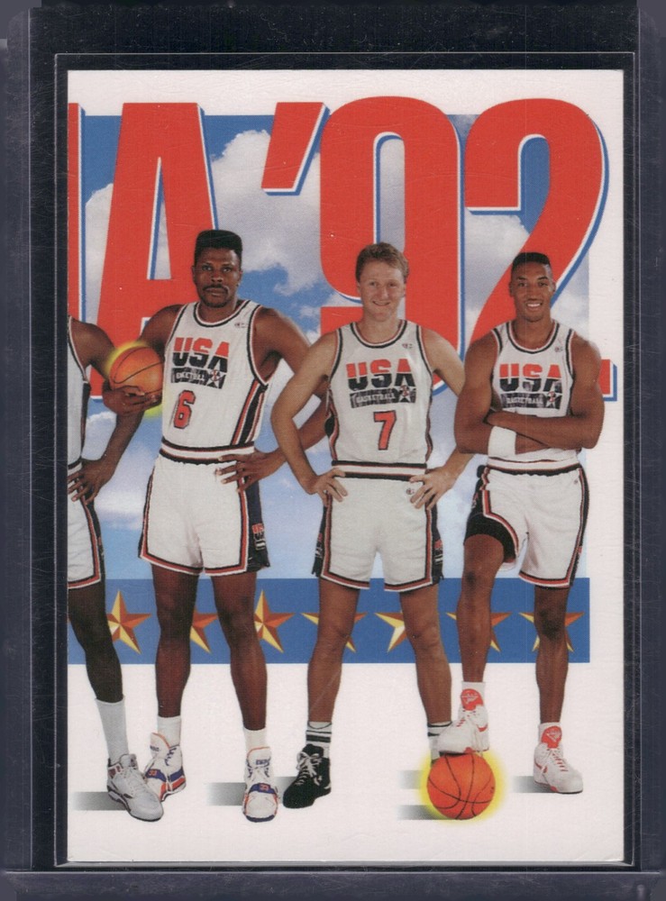 1991-92 SkyBox #546 Patrick Ewing / Larry Bird / Scottie Pippen