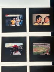 1972 World Series 30 Original Color Slides Pete Rose Rollie Fingers Oakland A’s