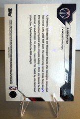 AJ Dybantsa #ADYB (ROOKIE) – 2026 Topps Now – First Official Card for Wizards