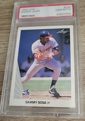 Sammy Sosa CUBS 1990 Leaf #220 Rookie Card Rc PSA 10 (Gem Mint)
