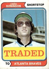 1974 Topps Traded #23T Craig Robinson Atlanta Braves