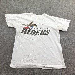 Vintage San Antonio Riders Shirt Mens XL White WLAF Football 1991 Made USA 90s