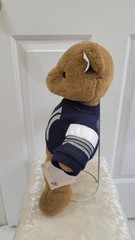 New York Yankees Bear Wearing Sweater Point 40 Plush Stuffed Toy 16in With Stand