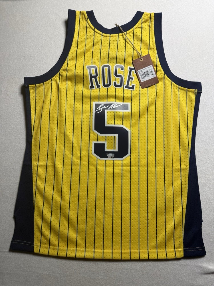Jalen Rose Hardwood Classics Jersey Auto Fanatics Authenticated Size Large
