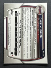 2023 Bowman Draft Chrome #BDC-21 Cade Kuehler Atlanta Braves