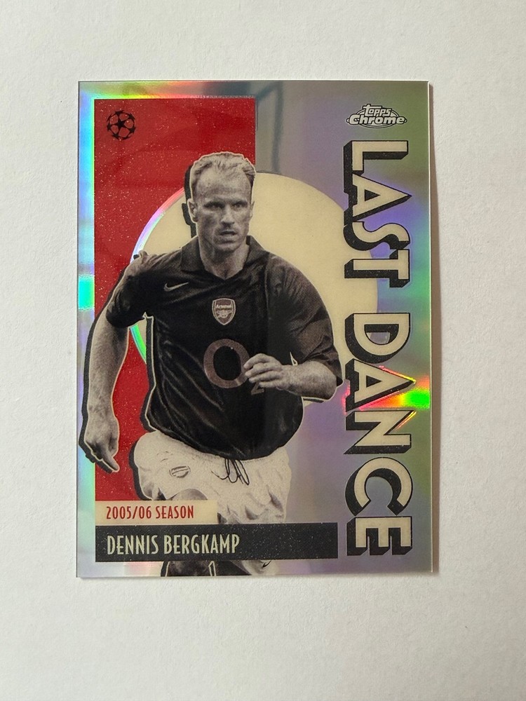 2025-26 Topps Chrome UEFA Club Competitions #LD-7 Dennis Bergkamp Last Dance